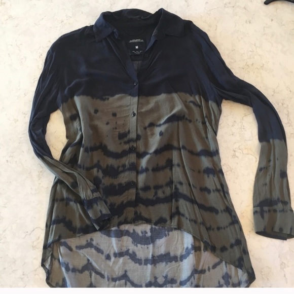 Zara medium tie dye button up - Picture 5 of 5